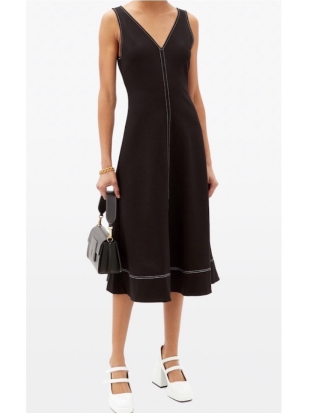 STAUD Dew Midi Dress- XS.